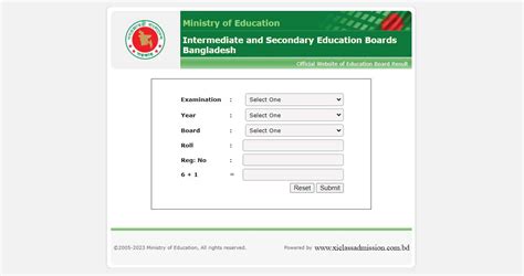 educationboardresults bd marksheet.